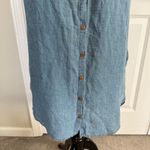 Madewell  Linen Blend Shirt Dress Medium Photo 3