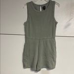 Gap  WOMENS VINTAGE SOFT ROMPER ONE PIECE GREEN SMALL Photo 2