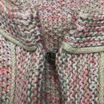 Loft Women’s Knit Multi-Colored Metallic Hook-Closure Pockets Cardigan Sweater Photo 3