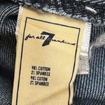 7 For All Mankind  Dark Denim Romper with Gold Buttons Photo 9