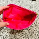 Estée Lauder NWOT Lilly Pulitzer For Estee Lauder "Frosty Floral" Pink Cosmetic Bag Gold Photo 3