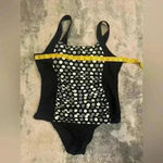 Source Unknown Women’s Polka Dot Tummy Coverage One Piece Photo 3