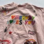 Mayfair Group x I Scream Colour Sweatshirt Somebody Loves You Pink XXL Pullover Size 2X Photo 10