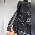 DKNY Black Sequin Women's elegant cape blazer Photo 2