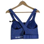 NWT SHEFIT Ultimate Sports Bra Skipper Blue 2Luxe 2XL Front Zip High Impact Size undefined Photo 3