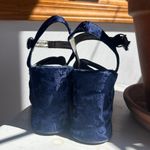 Vintage Prom Platform Shoes Blue Size 8 Photo 4
