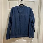 Old Navy Women’s Twill Bomber Jacket Lightweight Blue Size XXL Photo 4
