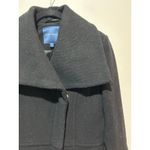 Cole Haan  wool cashmere black coat womens 2 quiet luxury Photo 1