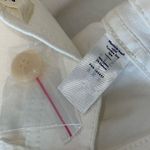 Marine layer Bridget Wide Leg Crop Pant Cream Antique White High Rise Size 14 Photo 7