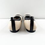 Stuart Weitzman  Giveable Colorblock Ballet Flats Cream Black 7.5 Photo 4