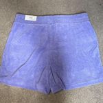 Reflex Lavender Terry Cloth High Rise Shorts Size L Purple Size L Photo 1
