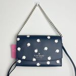 Kate Spade NEW Apple Carson Orchard Convertible Crossbody Bag Navy & White Photo 3
