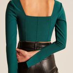 Abercrombie & Fitch Long Sleeve Corset Top Photo 1