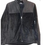 FILA Women’s Soft Fur Medium Black Zip Up Jacket Cozy Athletic Layers Photo 15