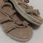 Joie  Ceasar Tan Suede Leather Gladiator Lace Up Espadrille Sandals NWOT Photo 14