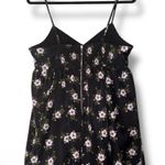Free People NWT  In a Bubble Floral Black Mini Dress Size XL Photo 4