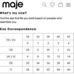 Maje  Menta Crochet Sleeve Top Photo 7