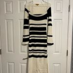 VRG Girl Black & White Crochet Cover Up Dress Size 10 Photo 1