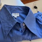 Armani Collezioni Women’s  sleeveless blouse blue size 6 Photo 9