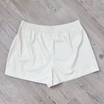 Good American NEW Better Than Leather Shorts Elastic Waist Bone Size 6 3XL Photo 14