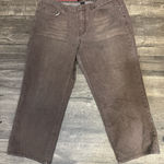 Venezia Chocolate Brown Corduroy Trousers Size 18 Photo 0