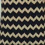 Heart soul  Black And Gold Zigzag Stripes Tank Top Photo 1