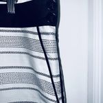 Loft Ann Taylor Women’s Tweed Short Black & White Striped Size 14 New Photo 2