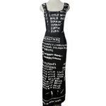 H&M Basquiat x Ev Bravado & Téla D'Amore LONG DENIM CORSET-STYLE DRESS Small NWT Photo 4