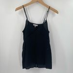 Cami NYC Camisole Tank Size Small 100% Silk Black Luxury Designer Cutout Detail Photo 13