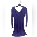 Theory  Kieste Classic Edgy Purple Long Sleeve Dress Size Medium Photo 2