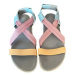 Sorel Roaming Decon Sandals Crushed Blue Chrome Gray size 9 Photo 1