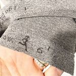 Lululemon  Size 6 Grey RunSwiftly Tech 1/2 Zip Pullover Long Sleeve Heathered Photo 3