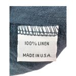 Bryn Walker  100% Linen Marina Dress Blue‎ High Low Minimalist Coastal Chic M Photo 5