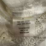 Blue Rain White Lace Babydoll Blouse size M Photo 5