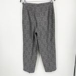 Talbots Pure Silk Dress Pants Size 8 Silver Black Photo 4