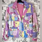 BFA Women's Patchwork Jacket Vintage Pink Size M Photo 5