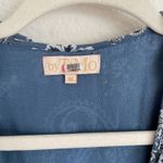 BY TIMO Blue Paisley Midi Wrap Dress Size M Photo 8