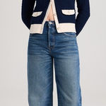 525 America 525 contrast trim trophy cardigan  Photo 0