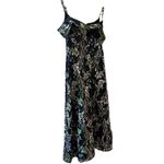 JS Collections  Draped Sleeve Cold Shoulder Embroidered Semi Formal Midi Dress 2 Photo 7