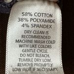 Ecru  Purple With Black Stripe On Side straight Leg Mid Waist With Pockets SZ L Photo 9