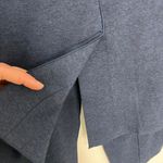 Banana Republic  Silk Blend Unstructured Knit Sweatshirt Blazer, Navy Blue Sz S Photo 11