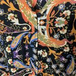 Belle Sky  Size XS Romper Black Floral Flutter Sleeve Deep V-Neck Button Women’s Photo 5