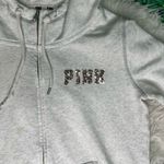 PINK - Victoria's Secret PINK VS Chi - Town fall / winter sequin casual hoodie front full zip size S Photo 8
