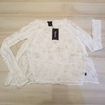 Terez {XS}  Winter Sheer Burnout Long Sleeve Tee Photo 1