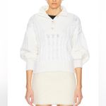 GRLFRND  Natae Cable Sweater - Ivory Size Small Photo 1