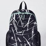 Fabletics Marble Print Backpack Black Mint White Workout Bag Photo 0