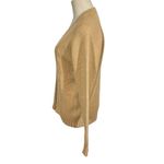 Vintage Pringle of Scotland for Robert Kirk 100% Pure Camel Hair Cable Cardigan Tan Size M Photo 4