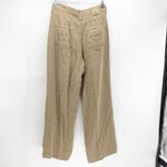 Indigo land relaxed high waisted wide leg soft pants made in USA sz 30 Tan Photo 11