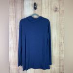Magnolia Grace Cowl Neck‎ Knit Shirt Blue Size L Photo 4