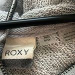 Roxy zip up sweater heather grey size small Photo 2